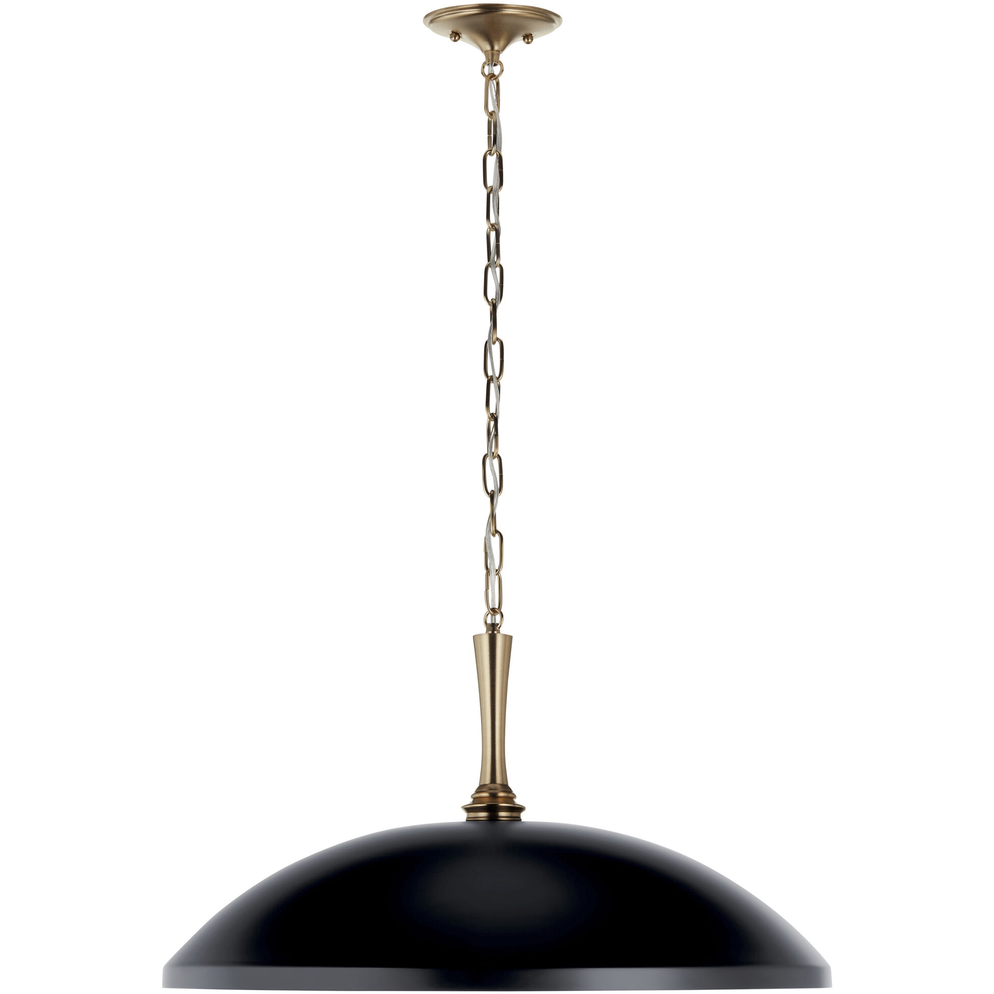 Delarosa 1 Light Black Pendant Ceiling Light