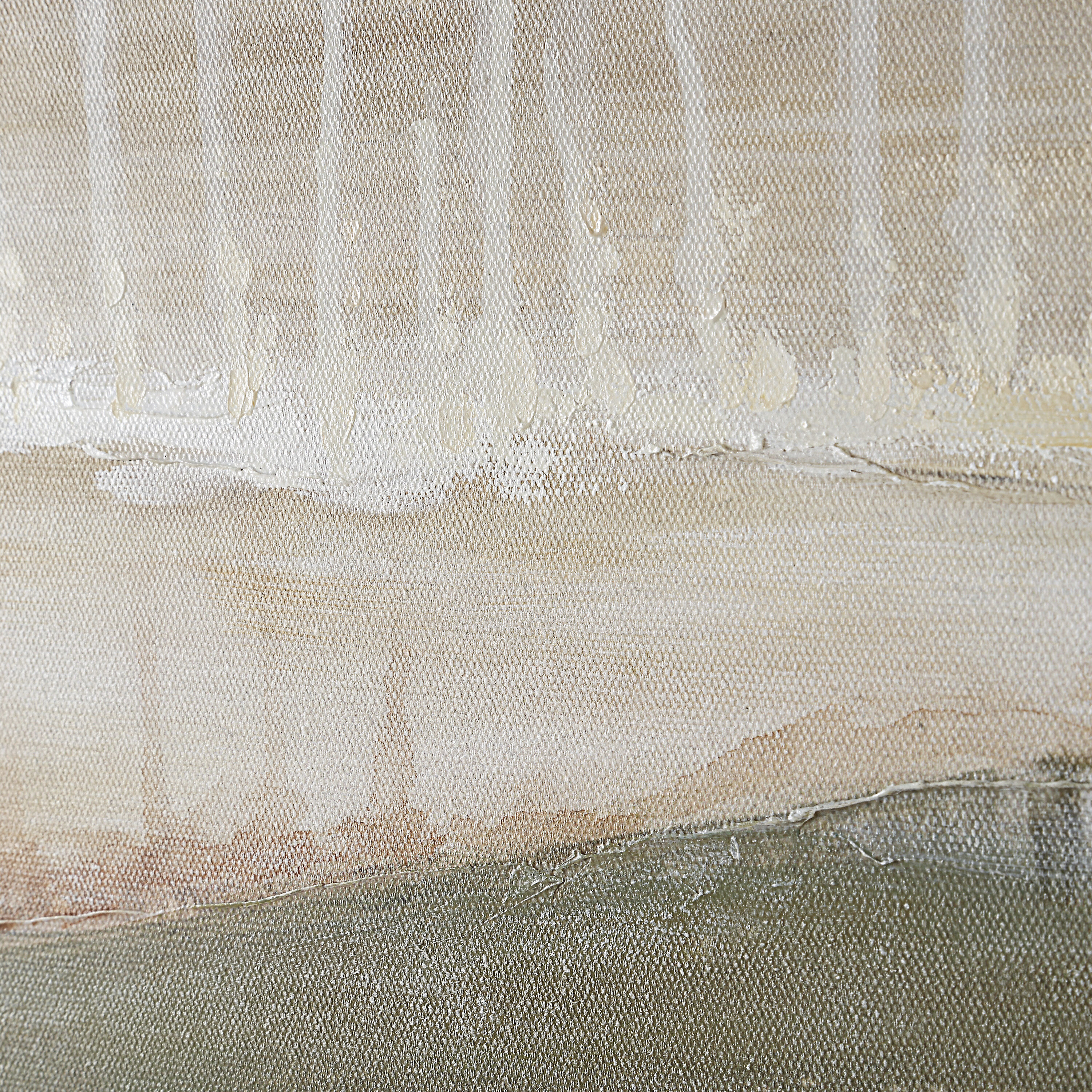 Mackay Painted Matte Black Canvas Art