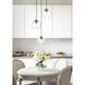Baxter 3 Light 18 inch Satin Gold Pendant Ceiling Light