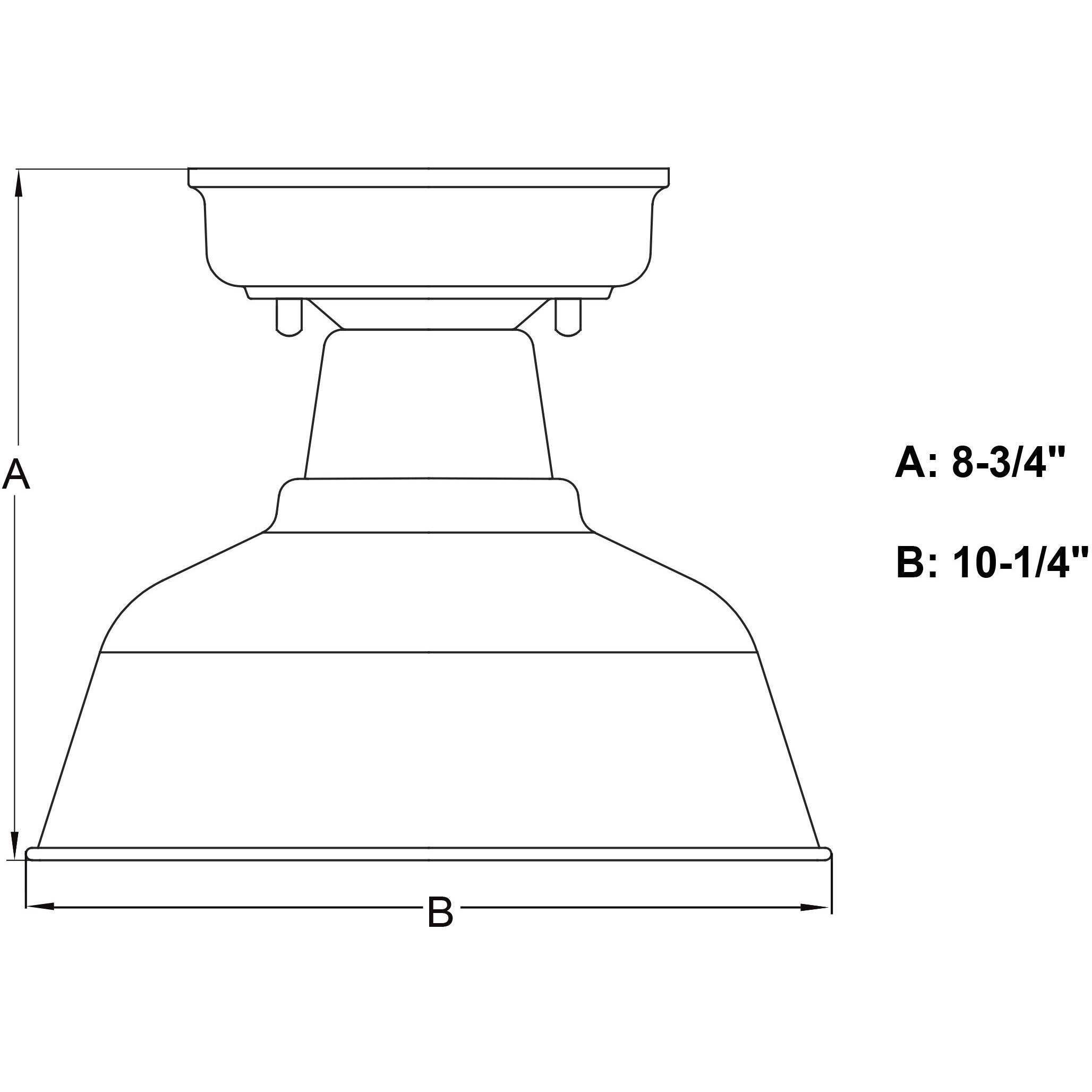 Cody 1 Light 10.25 inch Oil Rubbed Bronze and Light Gold Outdoor Flush Mount