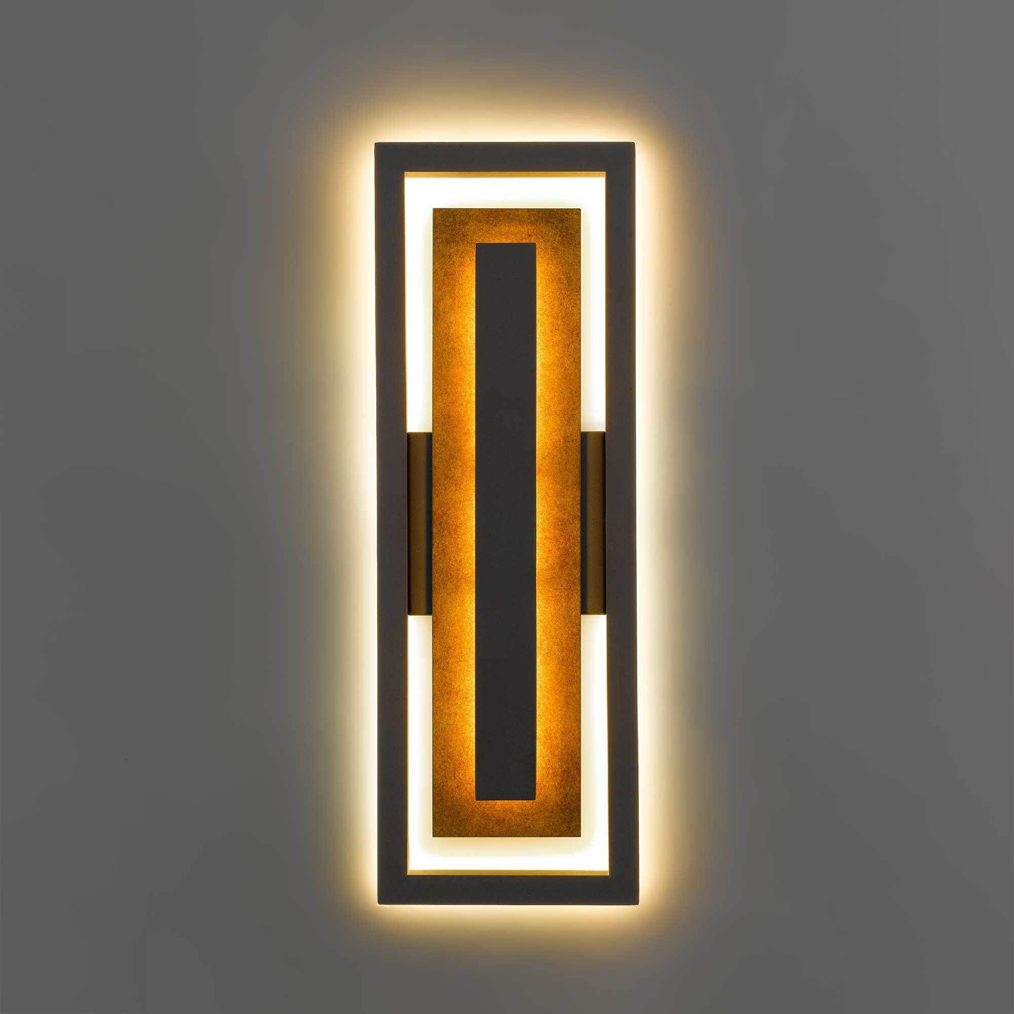 Panels LED 20.38 inch Dark Bronze Outdoor Wall Sconce