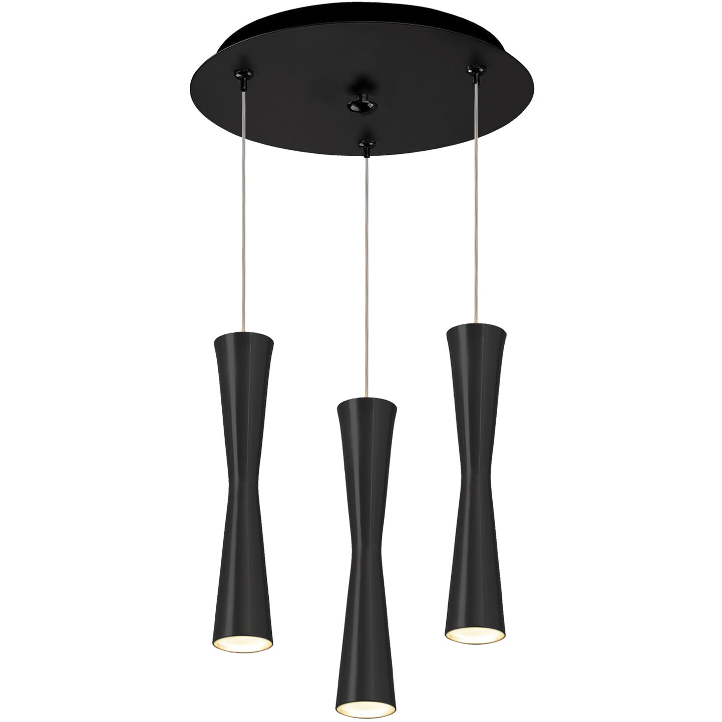Robson Multi Pendant Ceiling Light in Black