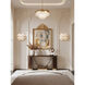 High Tide 2 Light 13.75 inch French Gold Wall Sconce Wall Light