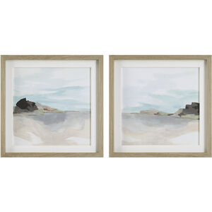 Glacial Coast 23 X 23 inch Framed Prints, Set of 2
