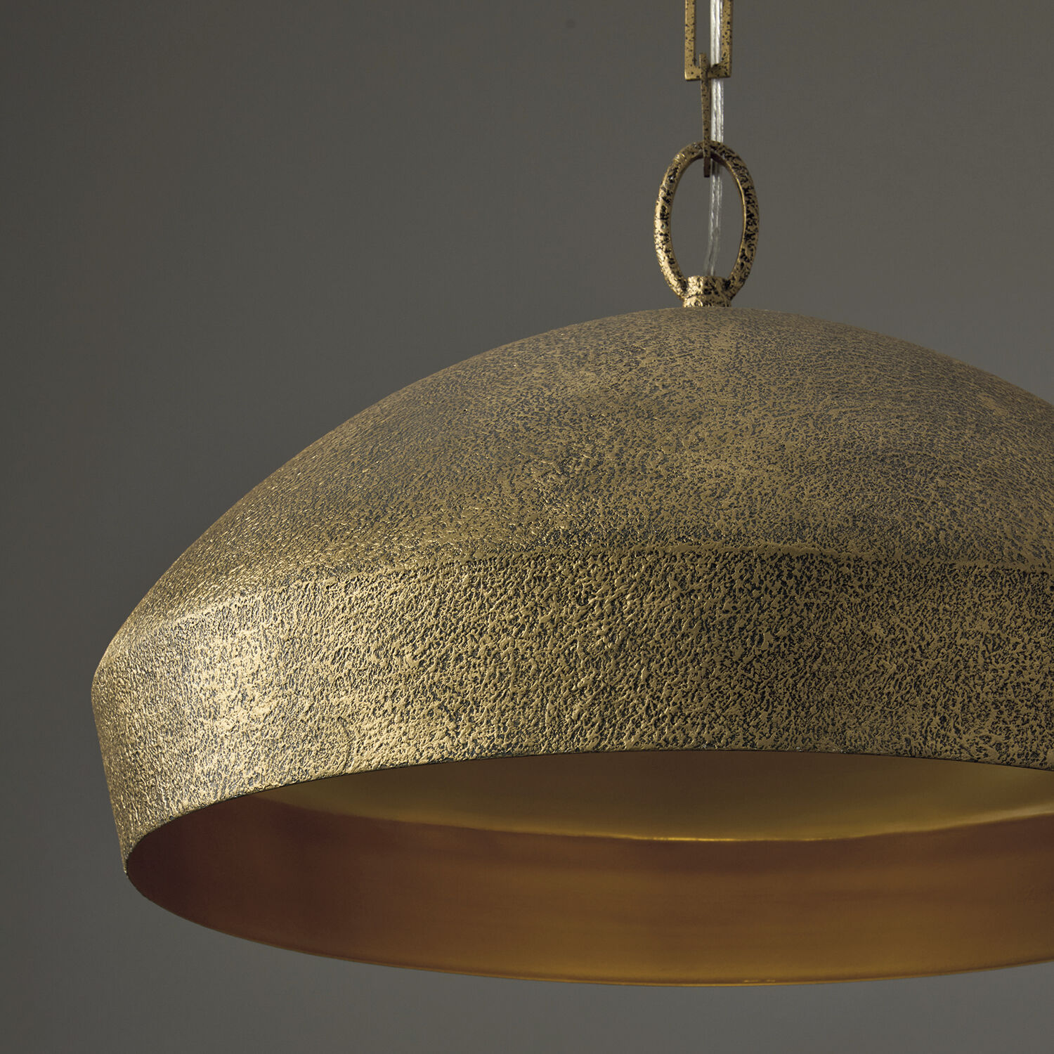 Savari 1 Light 22 inch Artisan Gold Pendant Ceiling Light