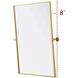 Amoura 36 X 27 inch Brass Mirror