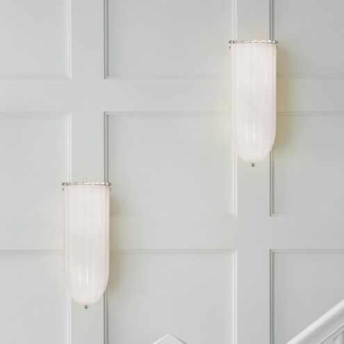 AERIN Rosehill 2 Light 6 inch Polished Nickel Linear Bath Light Wall Light