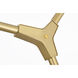 Zayne 4 Light 29 inch Gold Pendant Ceiling Light