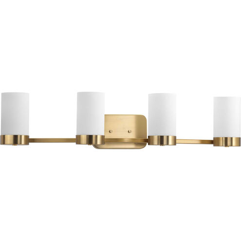 Elevate 4 Light 35 inch Brushed Bronze Bath Vanity Wall Light, Design Series