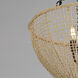 Cestino 4 Light 21 inch Antique Bronze Invert Bowl Pendant Ceiling Light