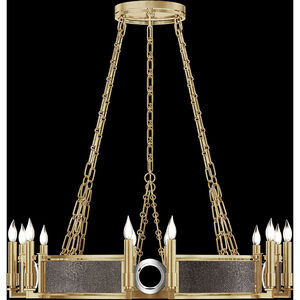 Mirage 12 Light 35.75 inch Gold Chandelier Ceiling Light