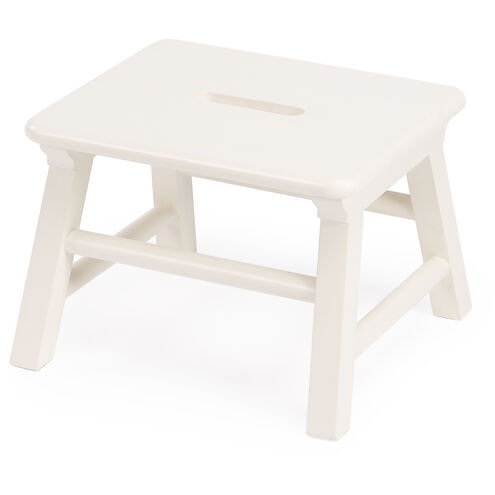 Melrose White Ottoman or Stool