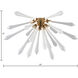Spiritus LED 24 inch Aged Brass Flush Mount Ceiling Light