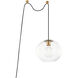 Margot 1 Light 12 inch Aged Brass Pendant Ceiling Light
