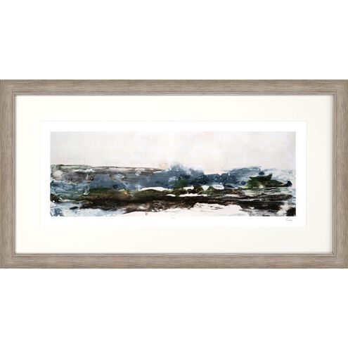 Abstract Collection Raked Silver Framed Art