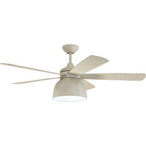 Ventura 52 inch Cottage White with Cottage White/Driftwood Blades Indoor/Outdoor Ceiling Fan