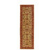 Ancient Treasures 96 X 30 inch Burgundy/Tan/Camel/Dark Brown/Khaki Rugs, Wool