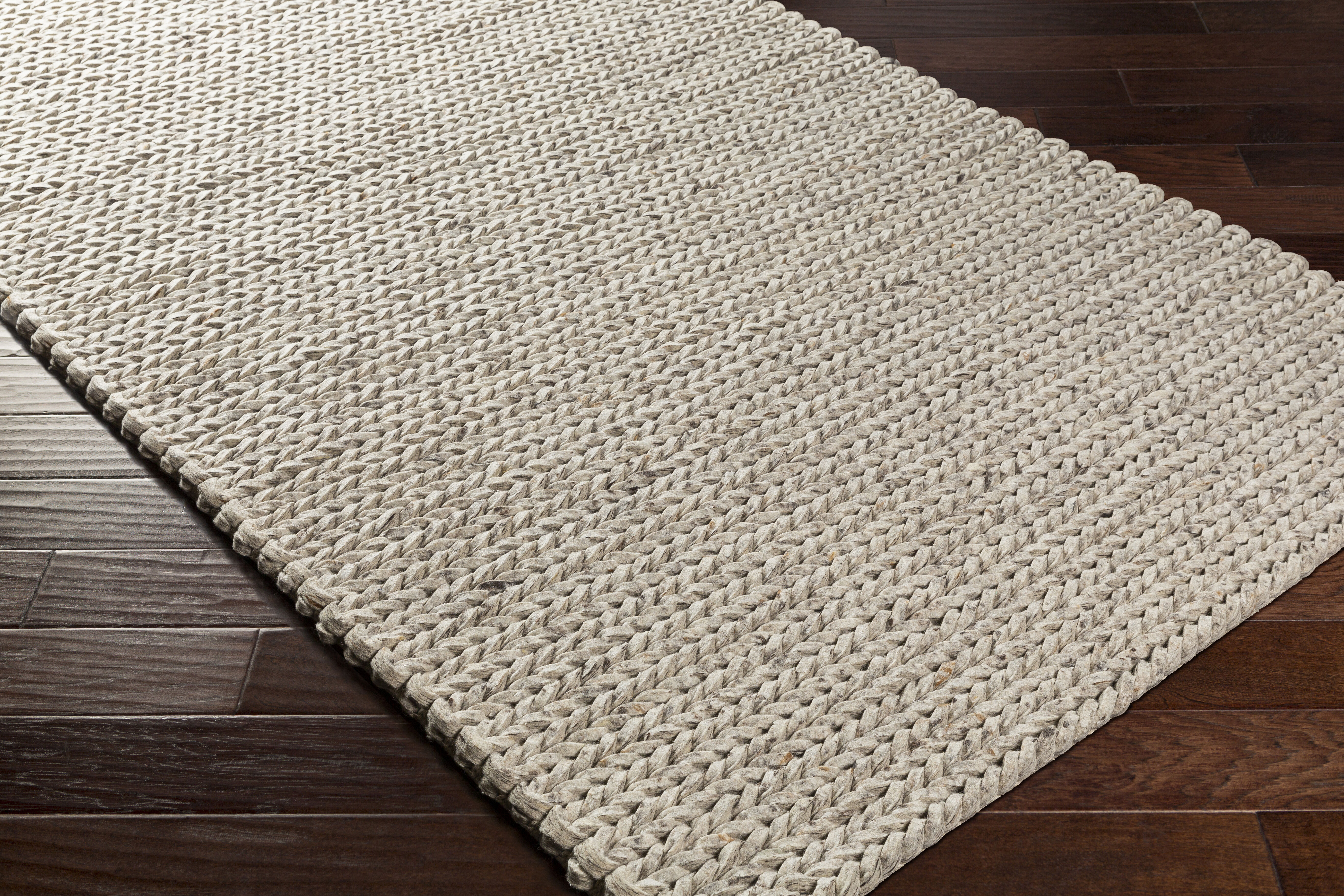Anchorage 132 X 96 inch Charcoal Rug in 8 x 11, Rectangle