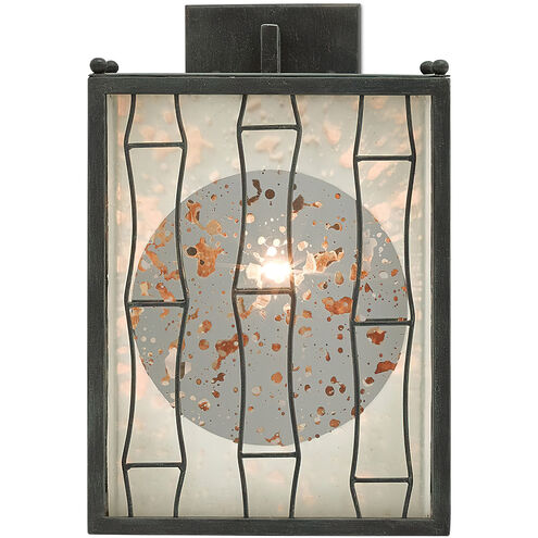 Tsukiyo 1 Light 8 inch Antique Green & Rust/Raj Mirror Wall Sconce Wall Light