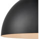 Chelsea 1 Light 16 inch Black Pendant Ceiling Light