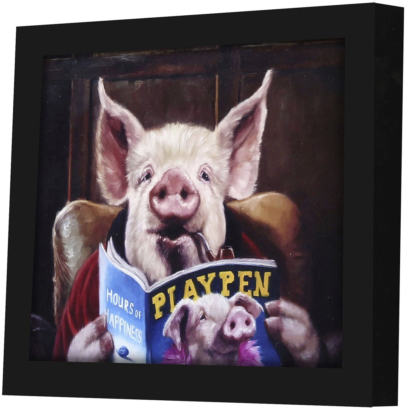 Animals 11 X 9 inch Non-Glass Framed Art, Propac