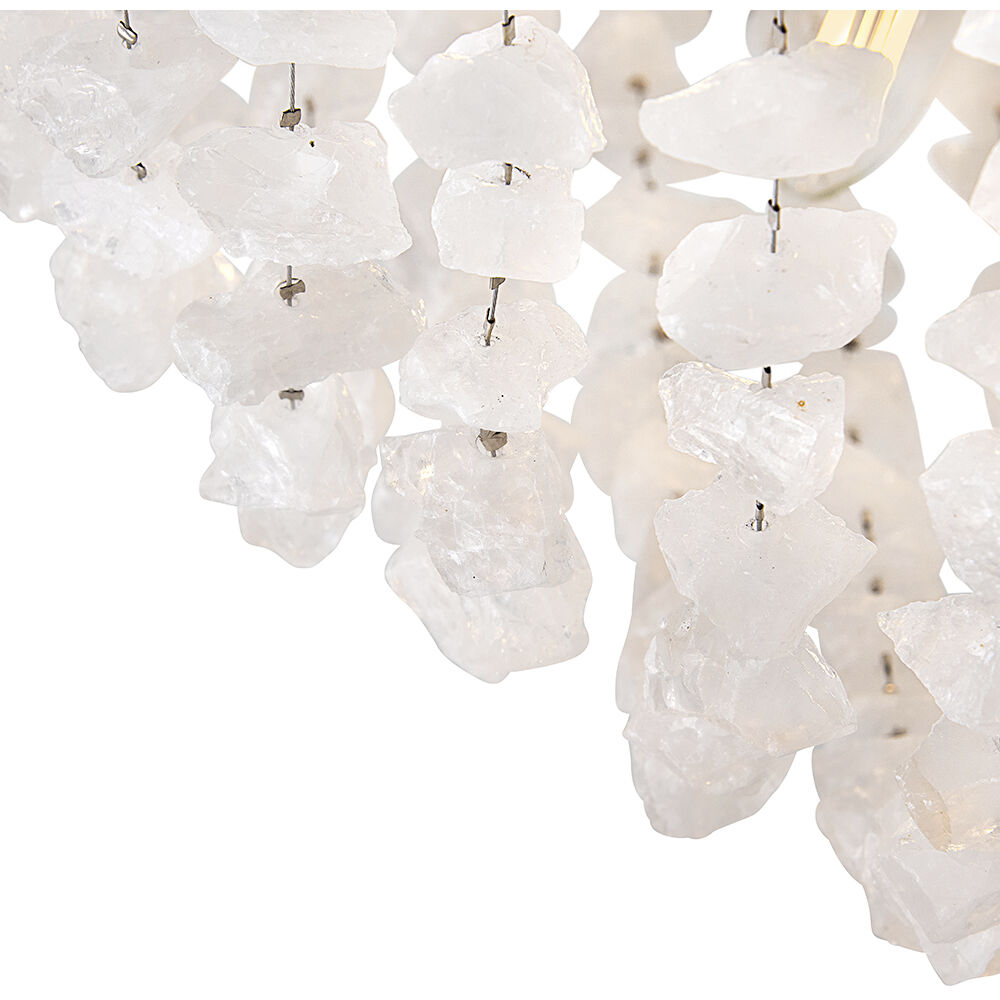 Myra 12 Light 35 inch Distressed Brass Chandelier Ceiling Light