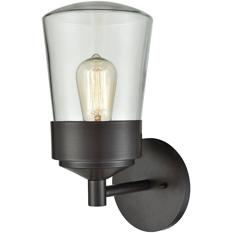 Mullen Gate 1 Light 13 inch Oil Rubbed Bronze Outdoor Wall Sconce