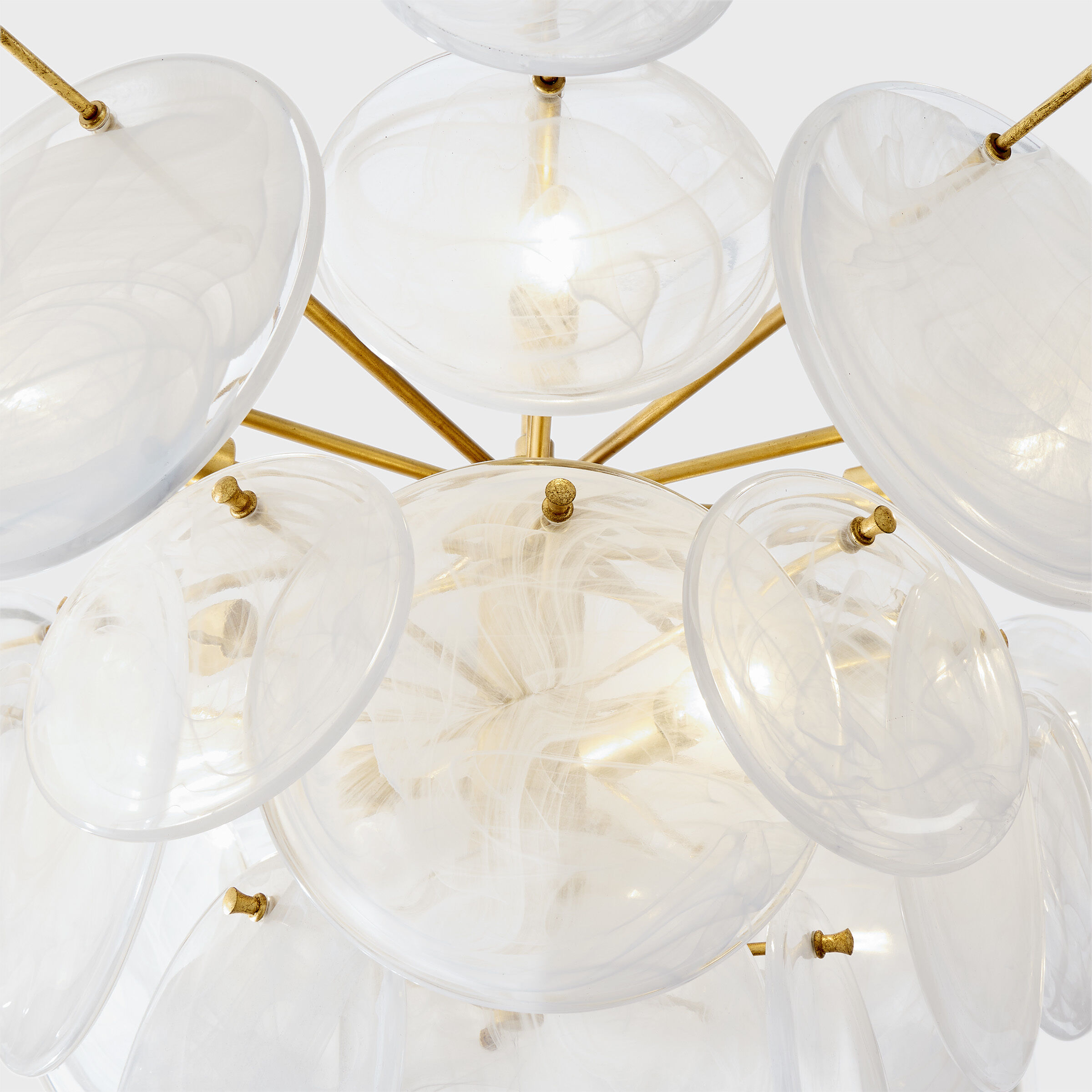 AERIN Loire 9 Light 37.25 inch Gild Chandelier Ceiling Light, Large