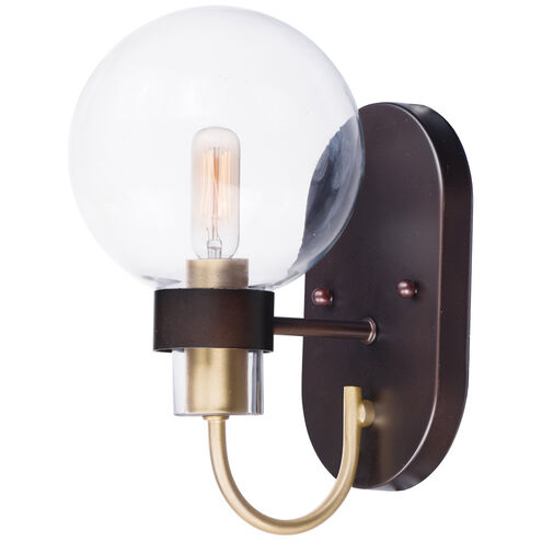 Bauhaus 1 Light 6 inch Bronze/Satin Brass Wall Sconce Wall Light