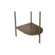 Oval 57.1 X 11.8 inch Antique Gold Console Table