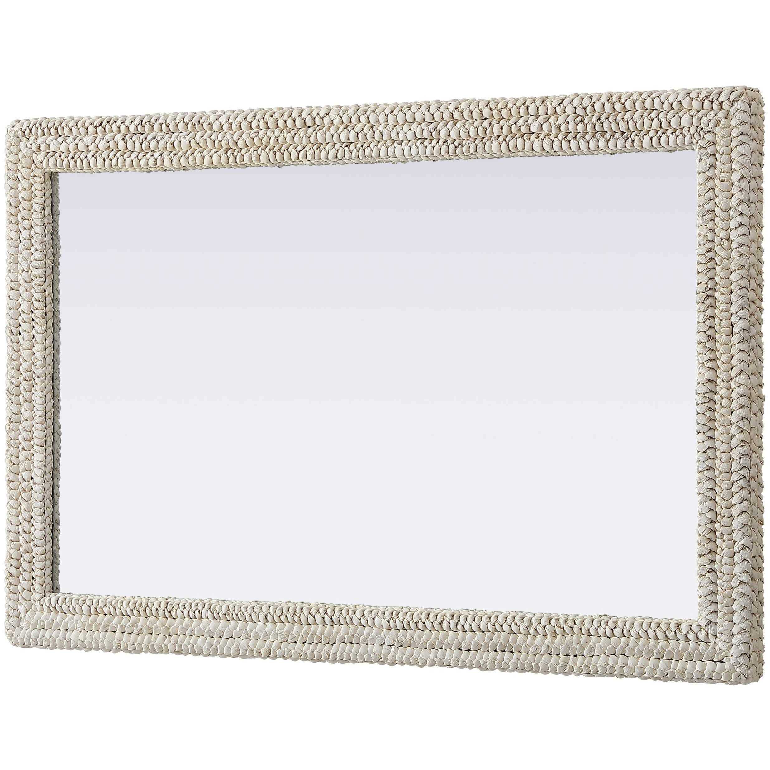 Marlowe 55 X 35 inch Linen White Mirror