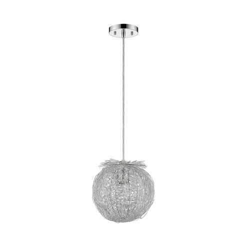 Distratto 1 Light 12 inch Polished Chrome Pendant Ceiling Light