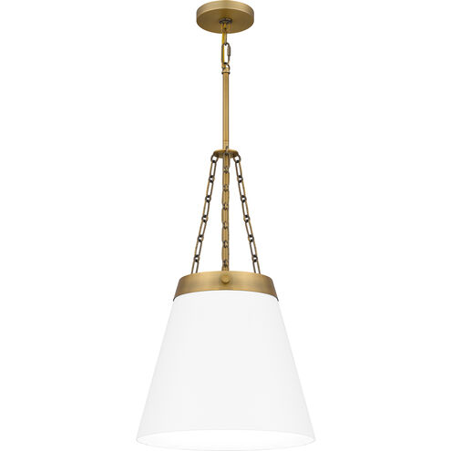 Alwyn 1 Light 13.75 inch Aged Brass Mini Pendant Ceiling Light