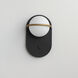 Revolve LED 6 inch Black and Gold Wall Sconce Wall Light