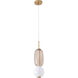 Canada LED 6 inch White & Grey LED Pendant Ceiling Light