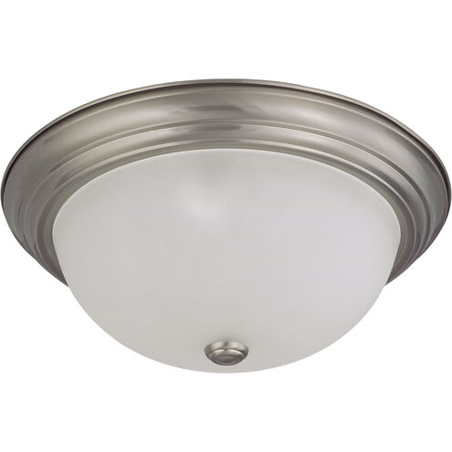 Brentwood 3 Light 15 inch Brushed Nickel Flush Mount Ceiling Light