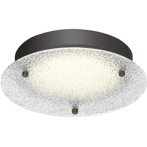 Edge Lit LED 10 inch Satin Bronze Flushmount Ceiling Light