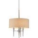 Allure 3 Light 24 inch Brushed Nickel Chandelier Ceiling Light