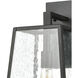 Meditterano 1 Light 18 inch Matte Black Outdoor Sconce