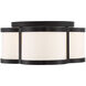 Lacey 3 Light 16 inch Classic Bronze Semi-Flush Ceiling Light, Essentials
