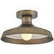 Forge 1 Light 12 inch Burnished Bronze Outdoor Ceiling, Coastal Elements