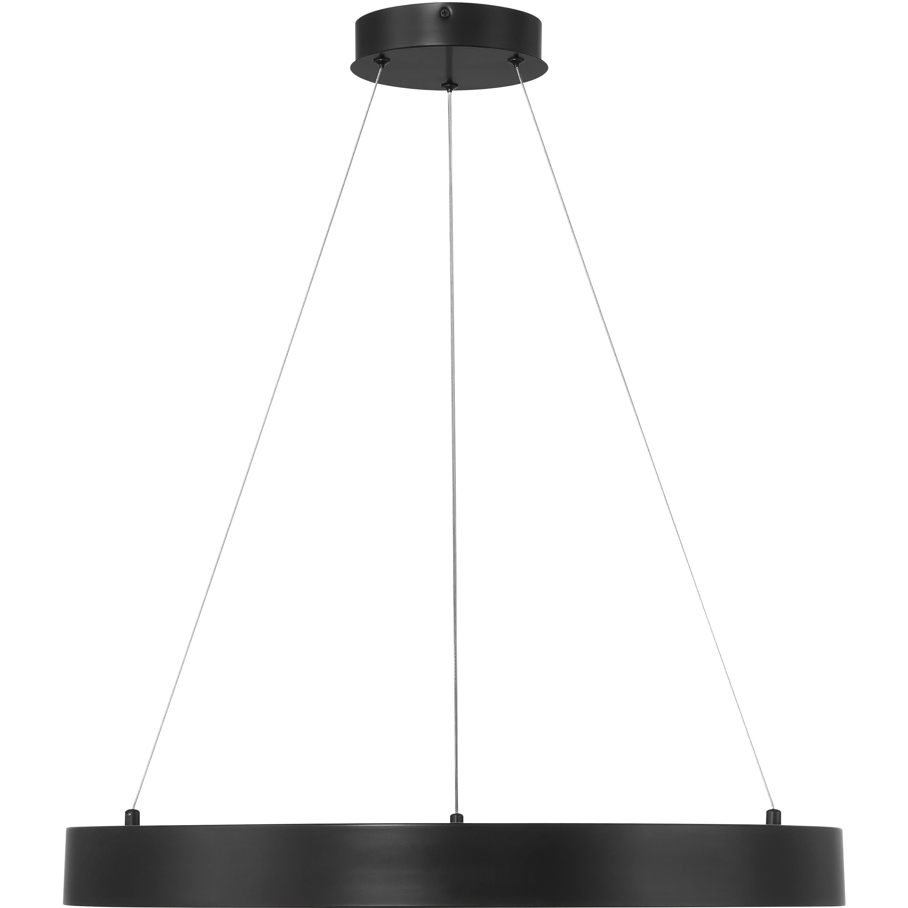 Conc LED 24 inch Coal Pendant Ceiling Light