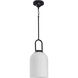Stanza 1 Light 10.25 inch Matte Black Pendant Ceiling Light