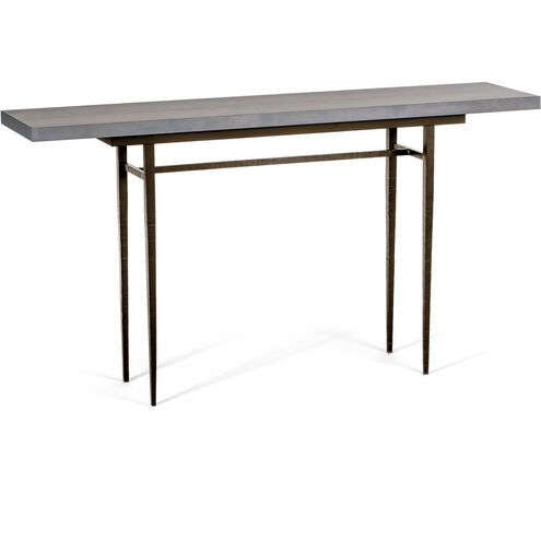 Wick 60 X 14 inch Ink Console Table in Maple Grey