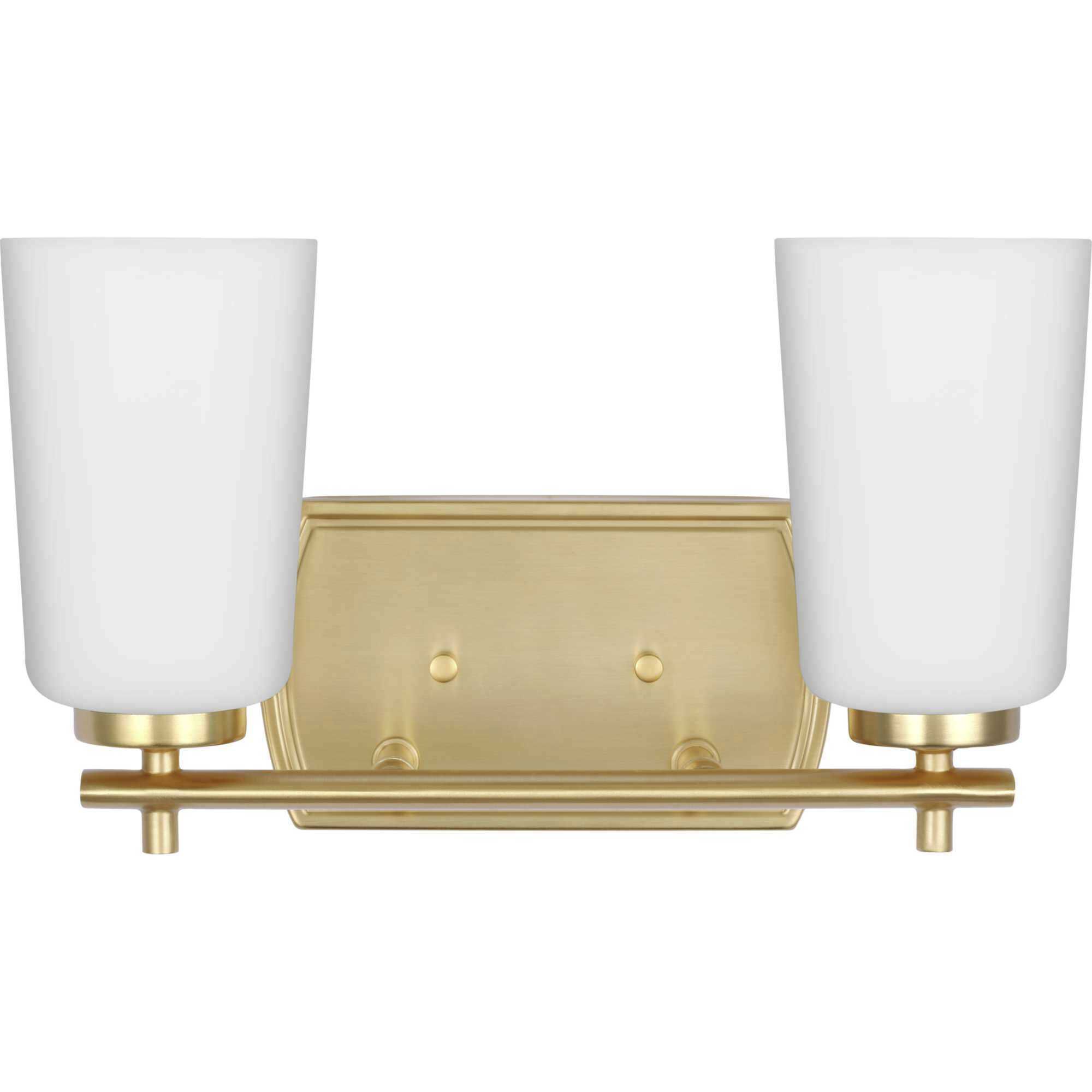 Adley 2 Light 13.88 inch Satin Brass Bath Vanity Light Wall Light
