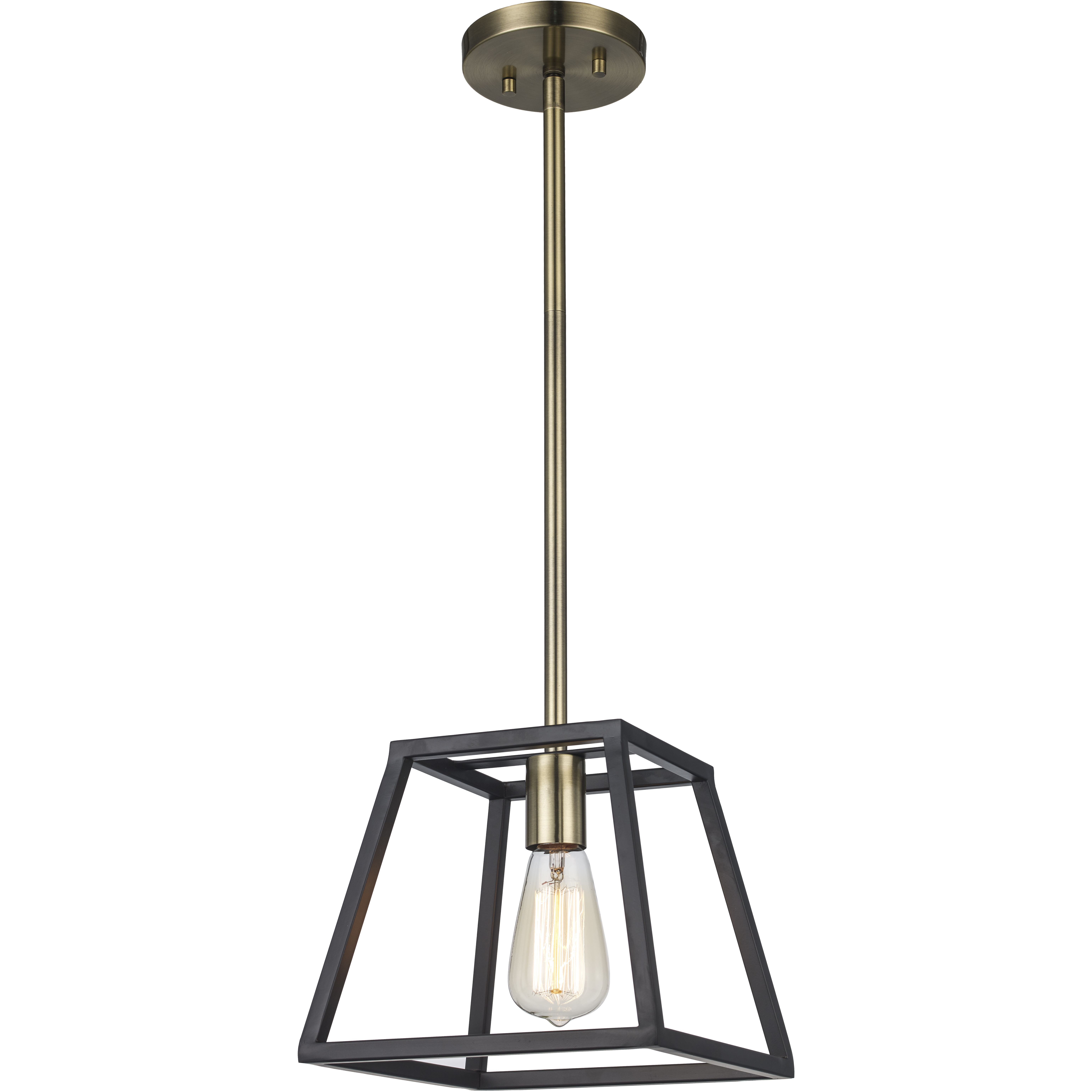 Adams 1 Light 9.25 inch Rubbed Oil Bronze Pendant Ceiling Light
