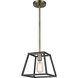 Adams 1 Light 9 inch Rubbed Oil Bronze Pendant Ceiling Light