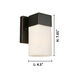 Ciara Springs 1 Light 5 inch Oil Rubbed Bronze Wall Sconce Wall Light