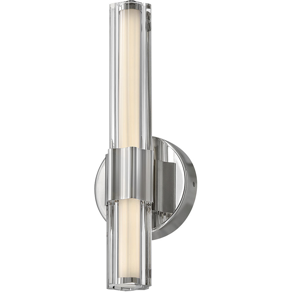 Georgette LED 5.25 inch Polished Nickel Bath Light Wall Light