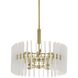 Klaus 8 Light 25.5 inch Antique Brass Chandelier Ceiling Light